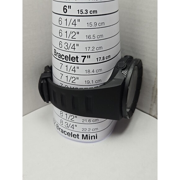 Rockwell Rider Coliseum Digital Black 48mm Chrono Timer Alarm 100M New Battery - Picture 7 of 11